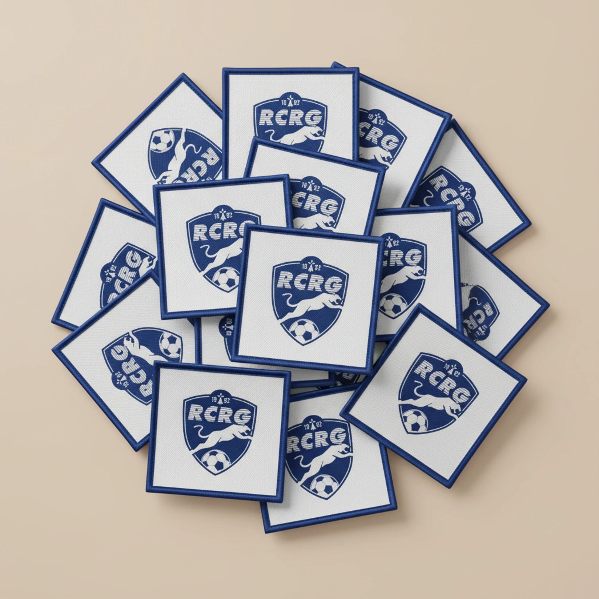 Dos velcro patch brodé PPATCH