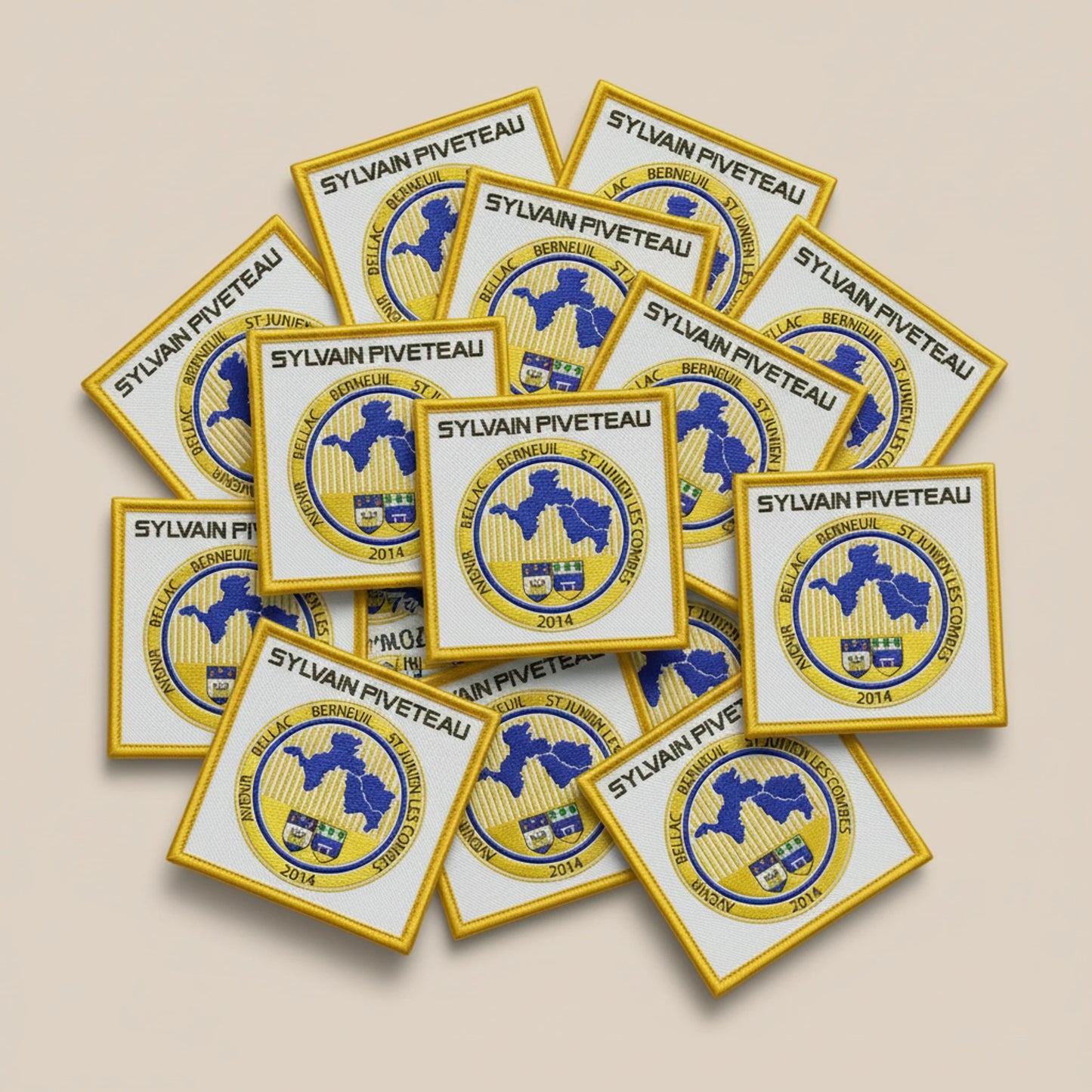 Dos velcro patch brodé PPATCH