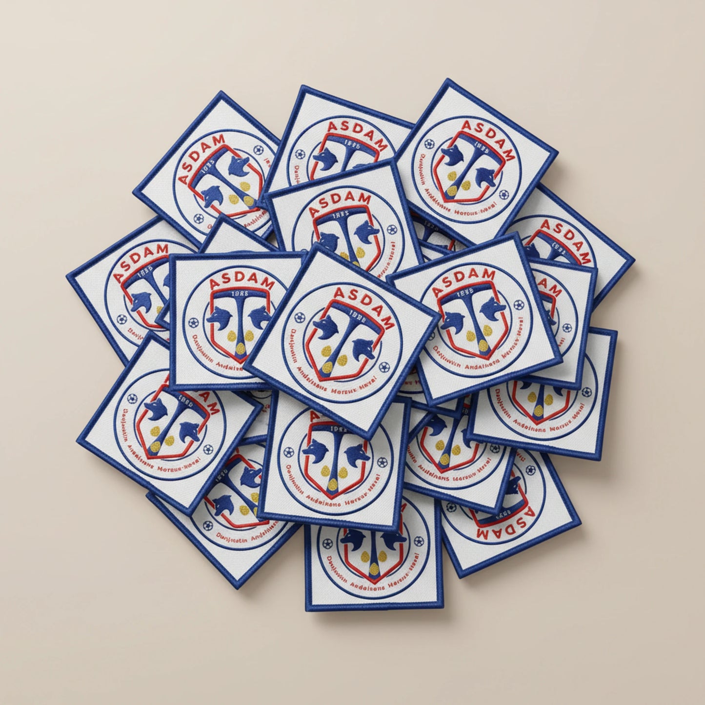 Collection patchs brodés Football
