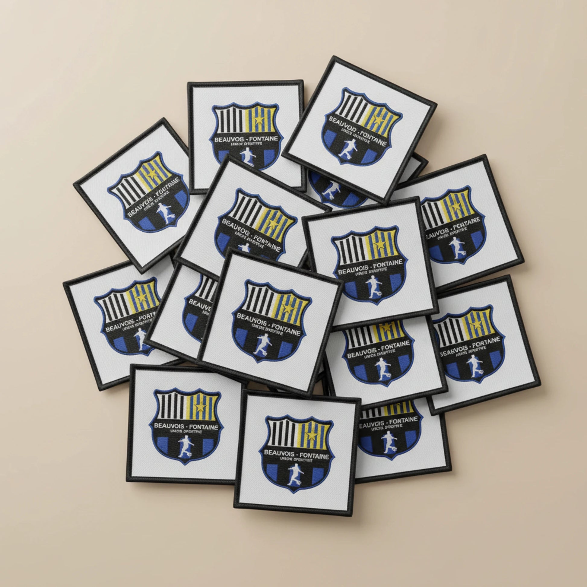 Dos velcro patch brodé PPATCH