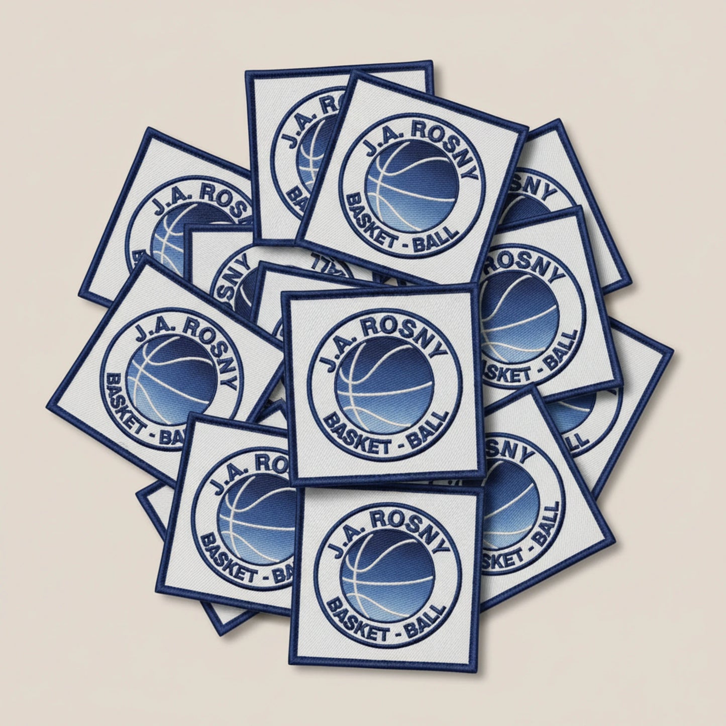Collection patchs brodés Basketball