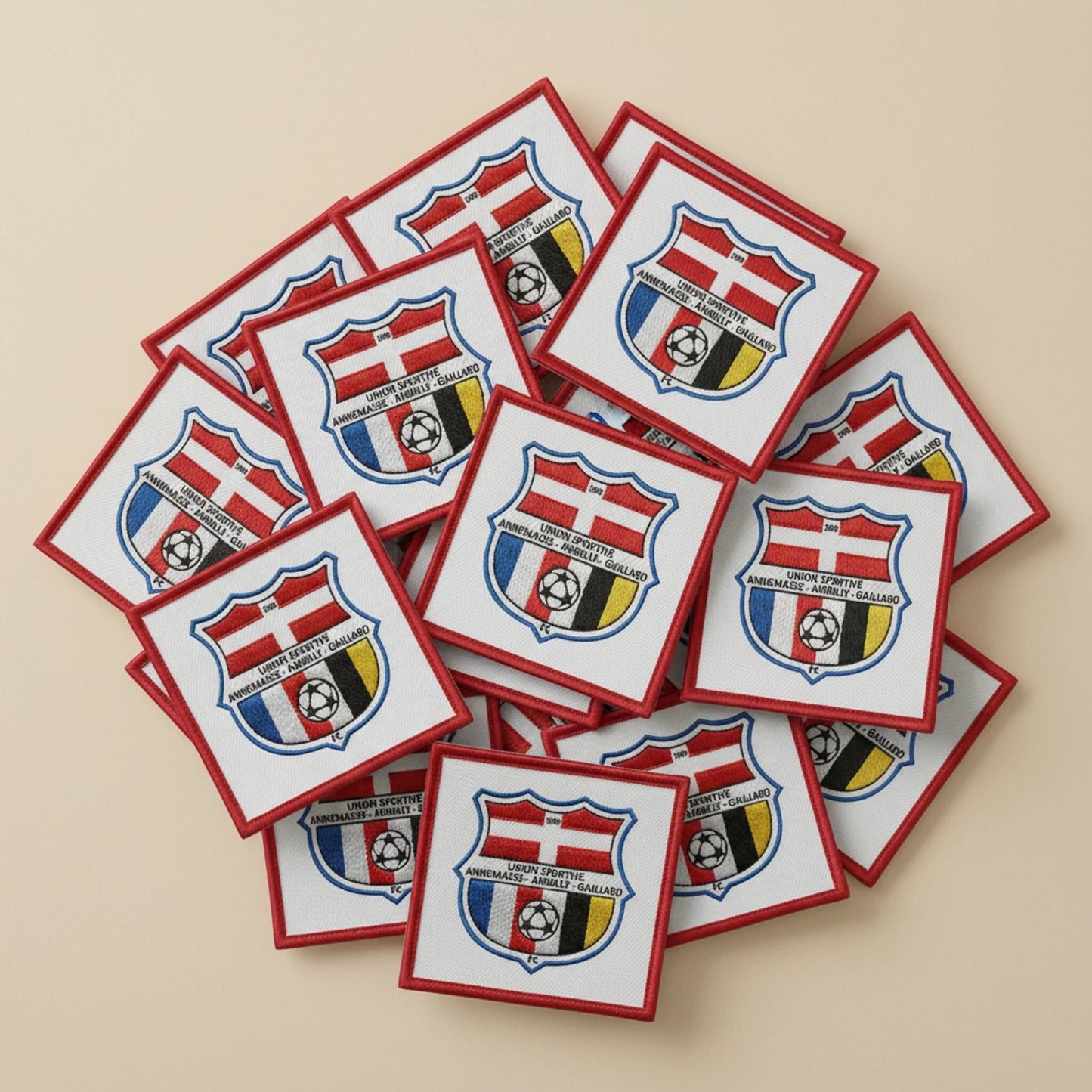 Collection patchs brodés Football
