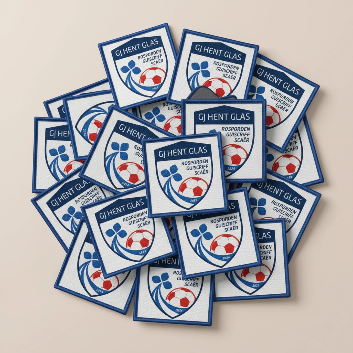Dos velcro patch brodé PPATCH
