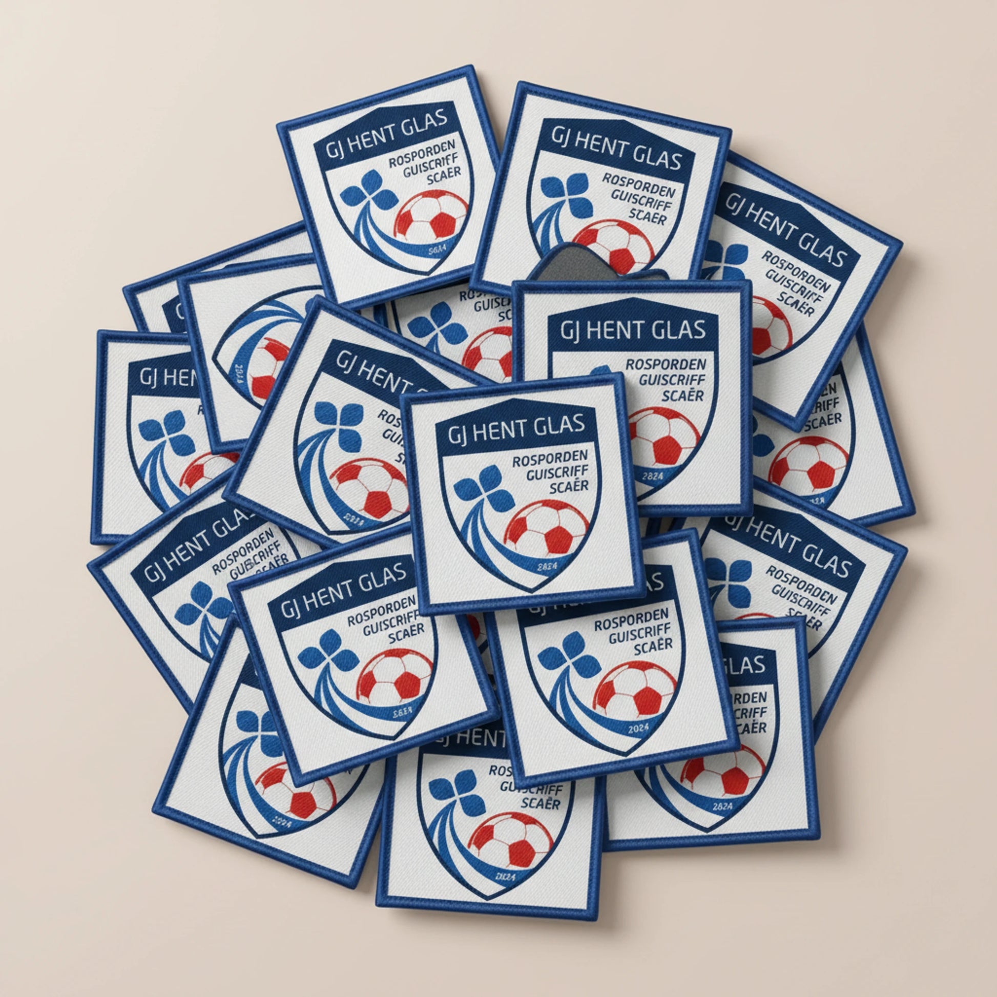 Dos velcro patch brodé PPATCH