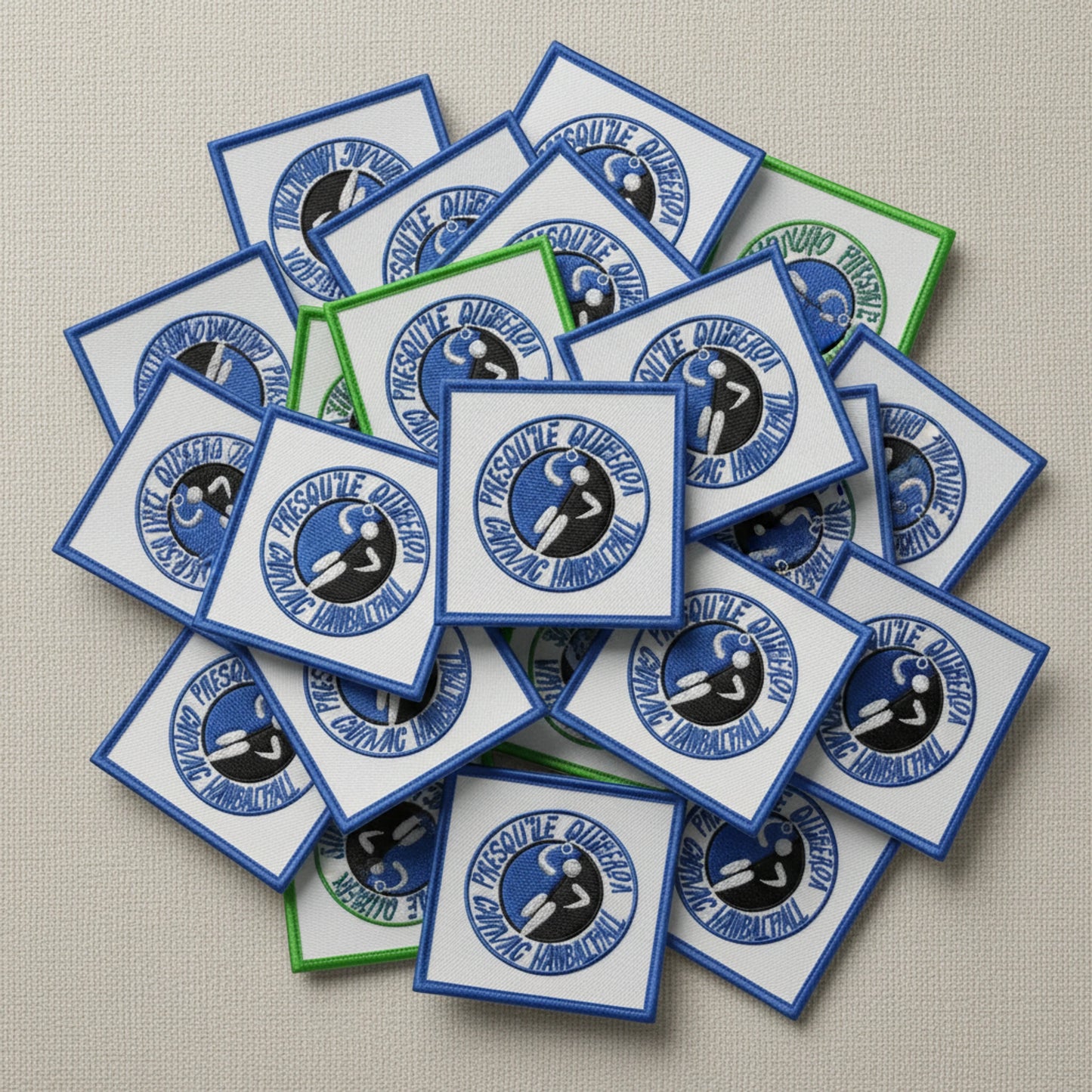 Dos velcro patch brodé PPATCH