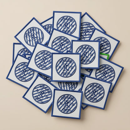 Dos velcro patch brodé PPATCH