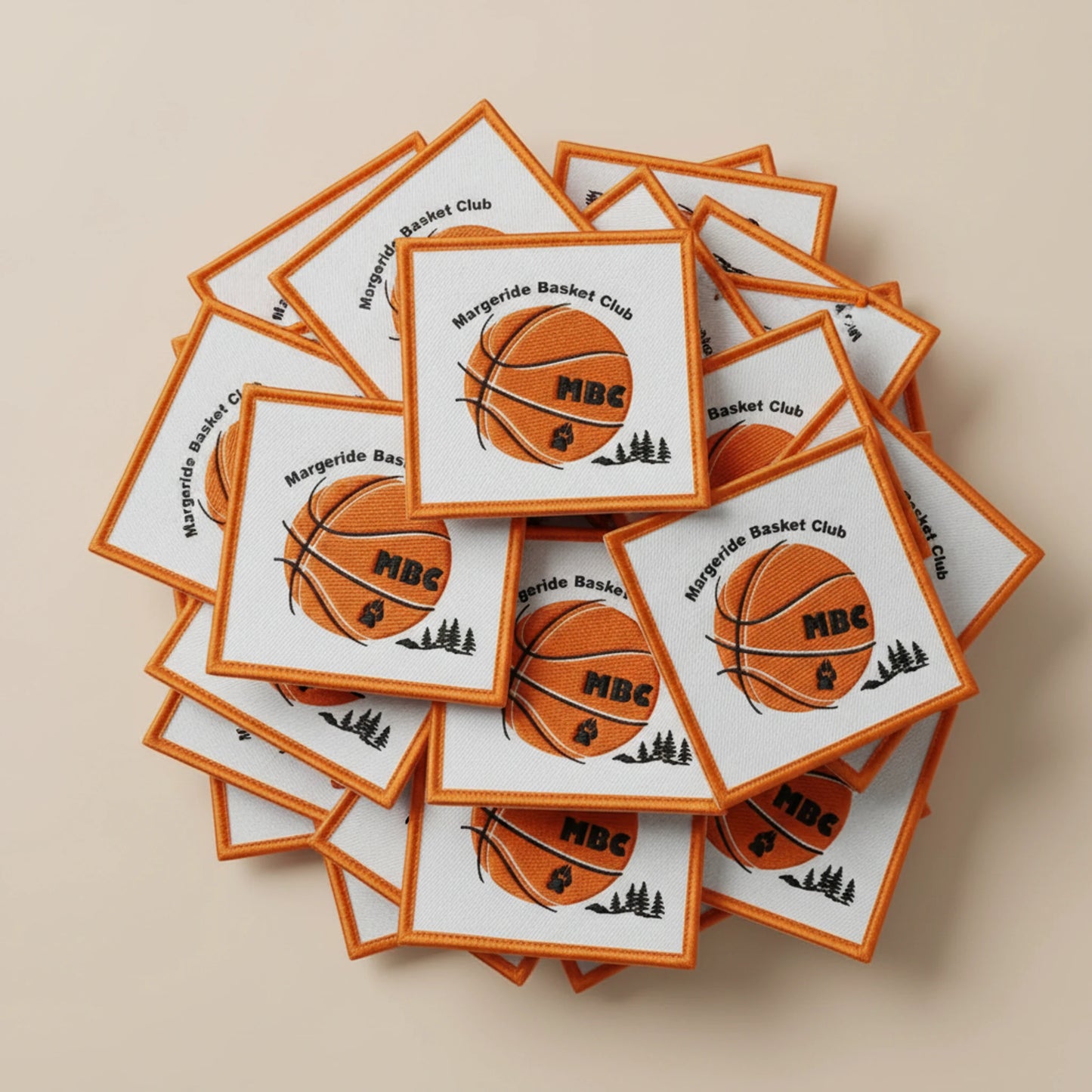 Dos velcro patch brodé PPATCH