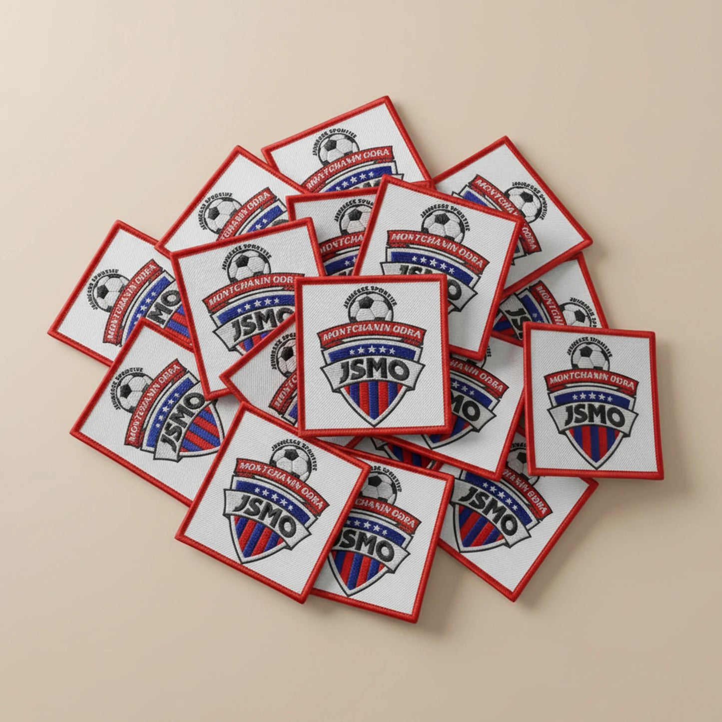 Dos velcro patch brodé PPATCH