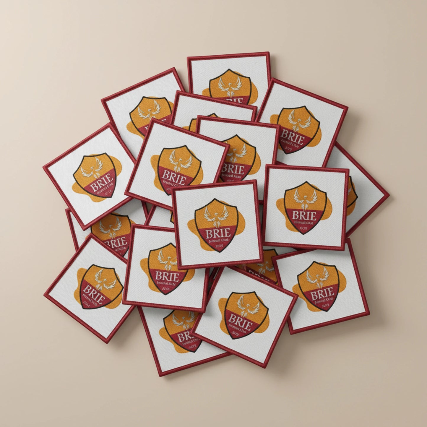 Dos velcro patch brodé PPATCH