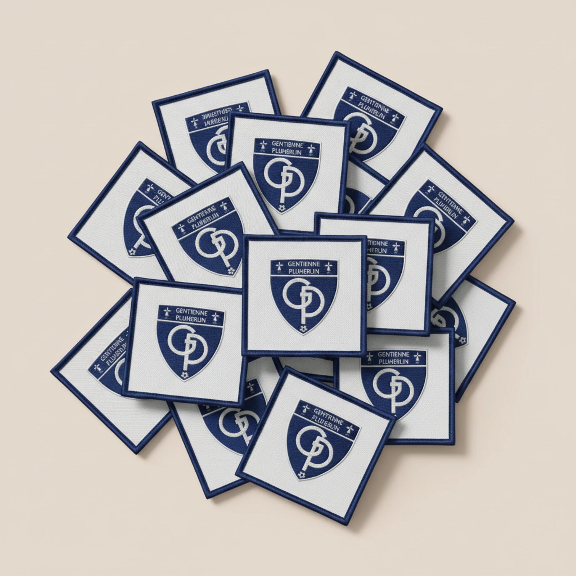 Dos velcro patch brodé PPATCH