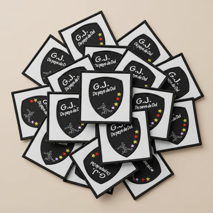 Dos velcro patch brodé PPATCH
