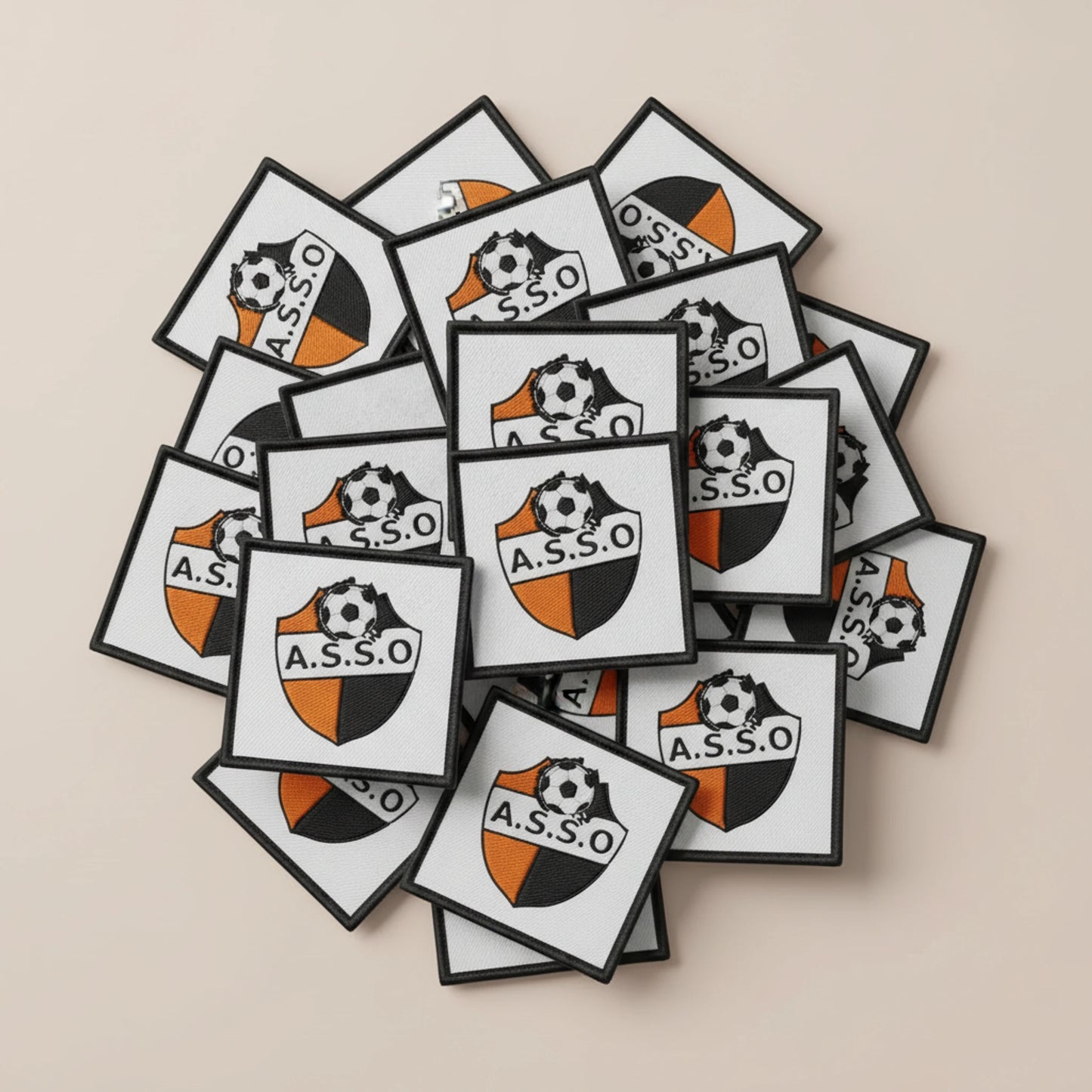 Dos velcro patch brodé PPATCH