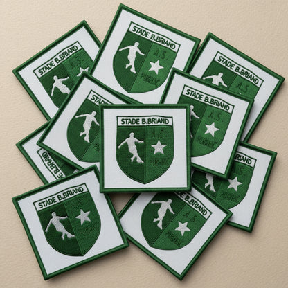 Collection patchs brodés Football