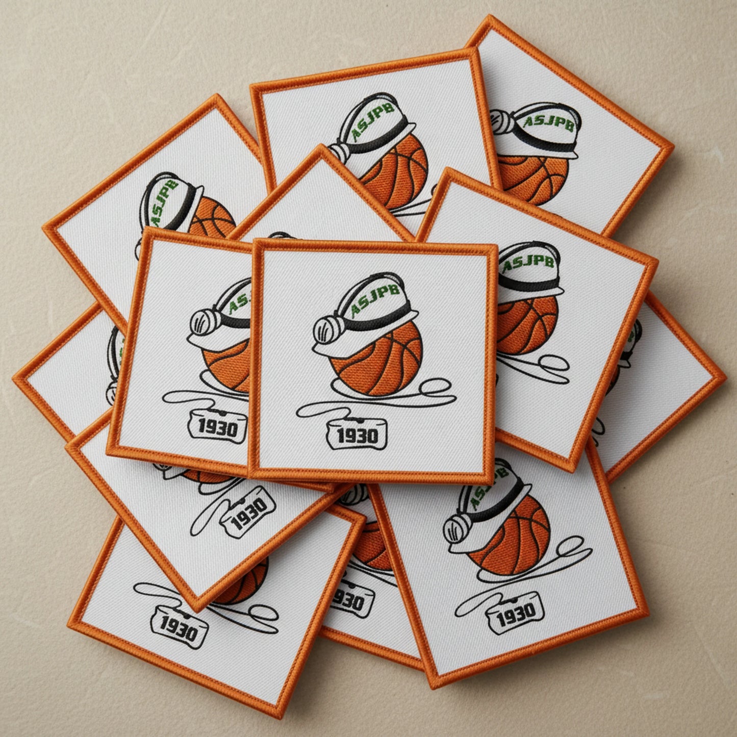 Collection patchs brodés Basketball