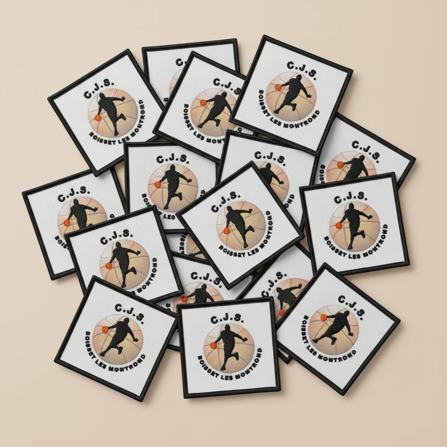 Collection patchs brodés Basketball