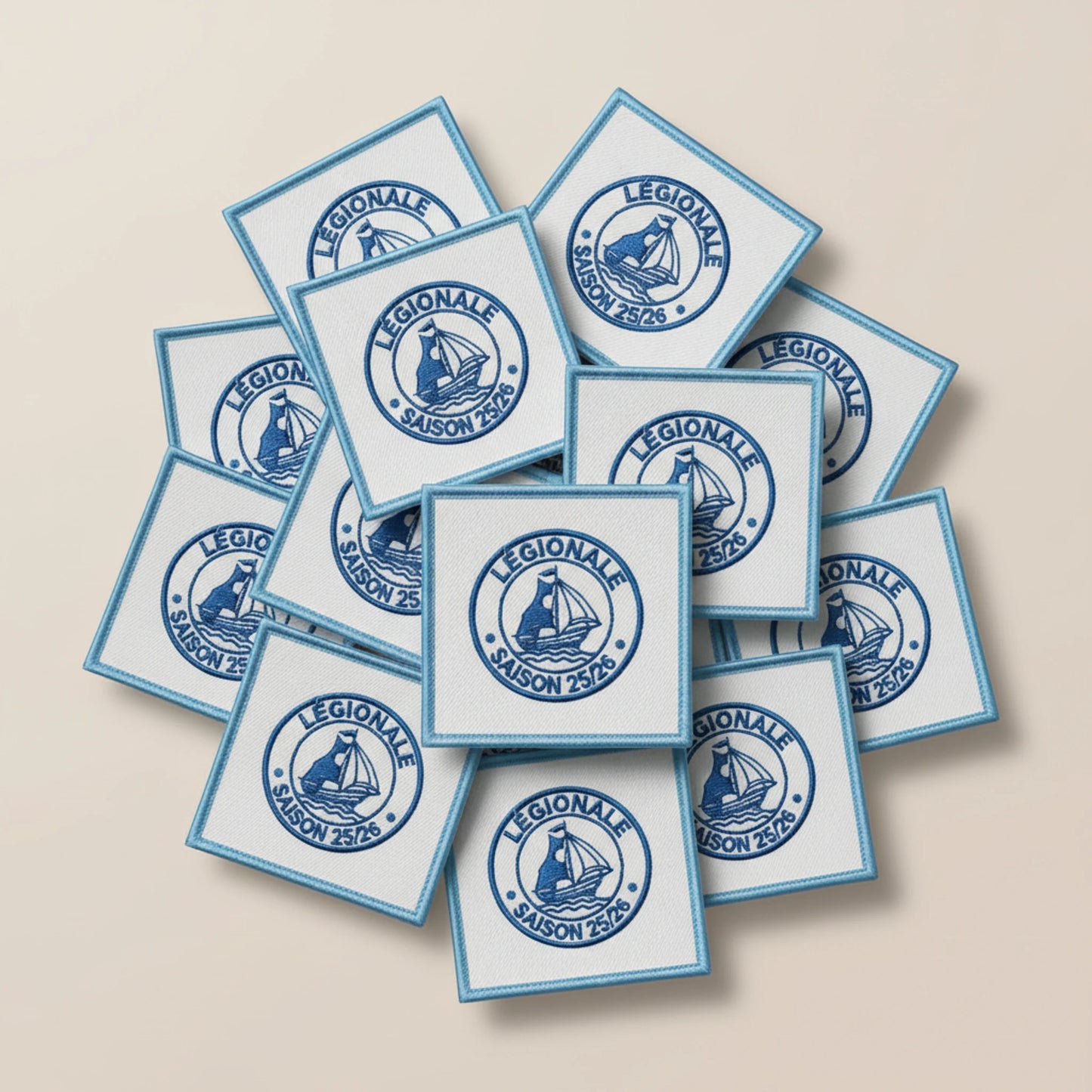 Dos velcro patch brodé PPATCH