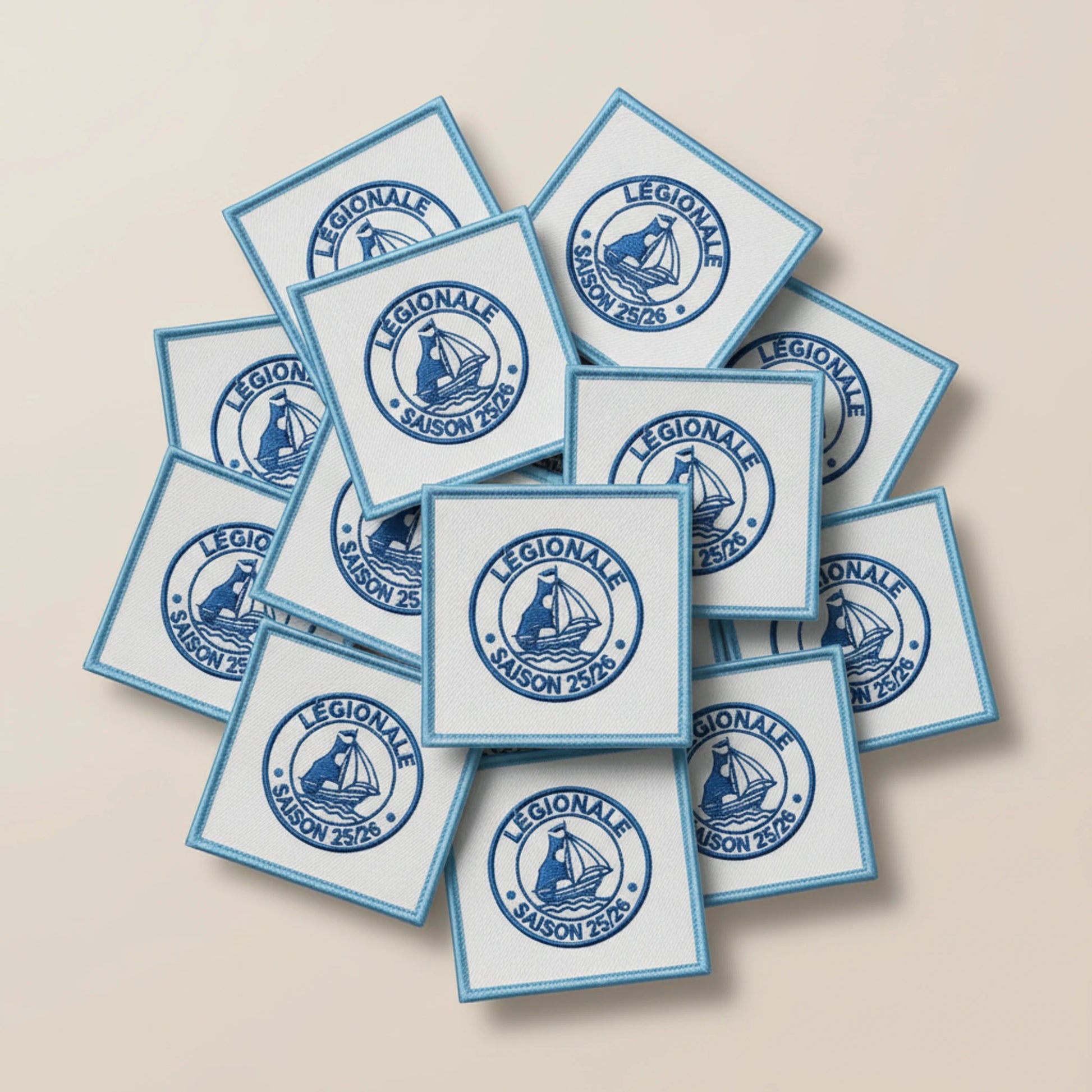 Dos velcro patch brodé PPATCH