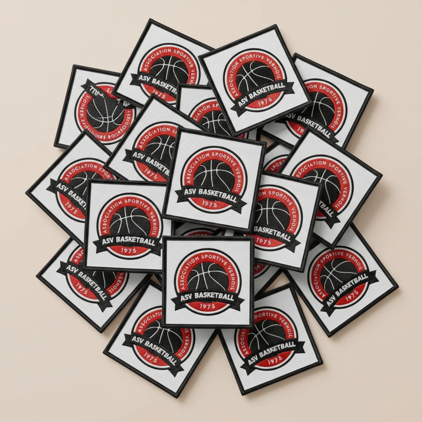 Collection patchs brodés Basketball