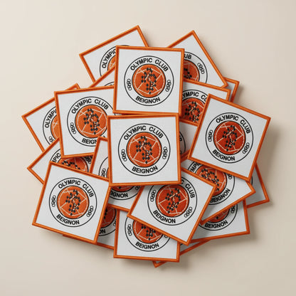 Dos velcro patch brodé PPATCH