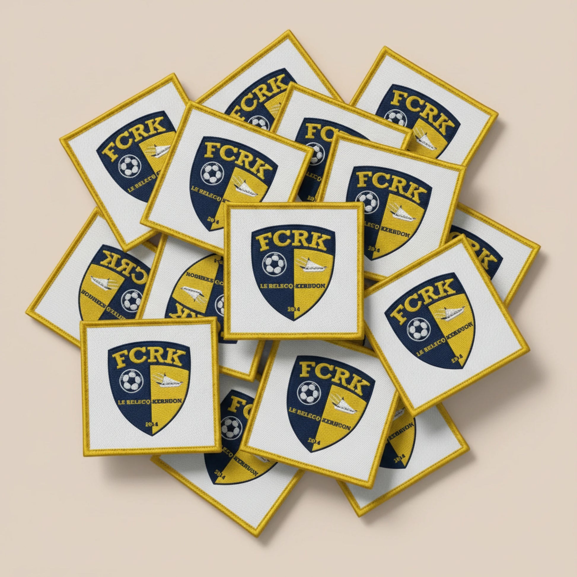 Dos velcro patch brodé PPATCH