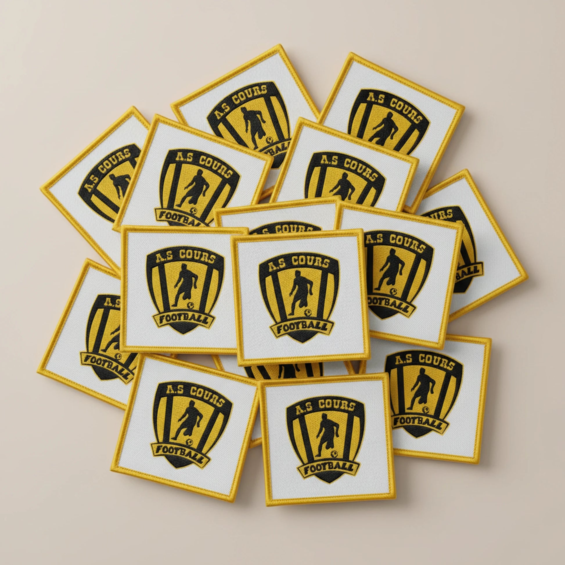 Dos velcro patch brodé PPATCH