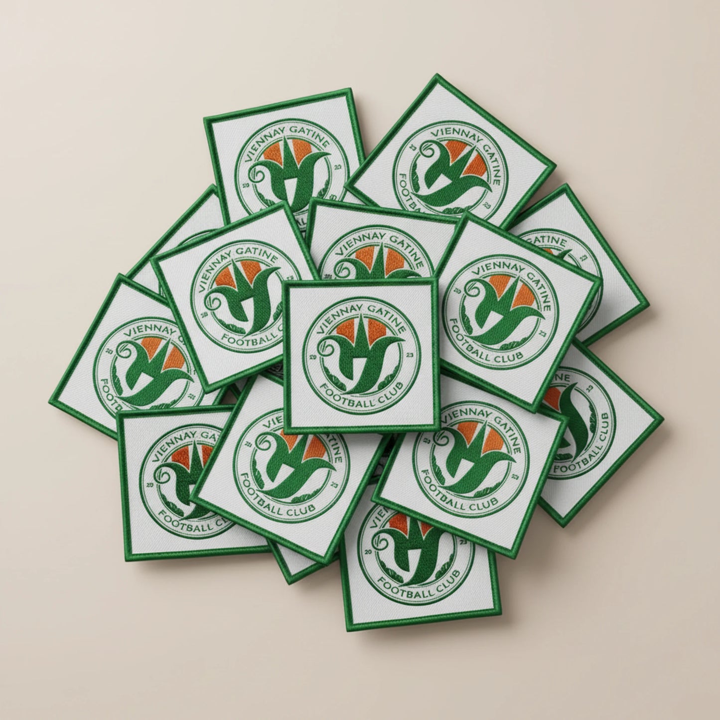 Dos velcro patch brodé PPATCH