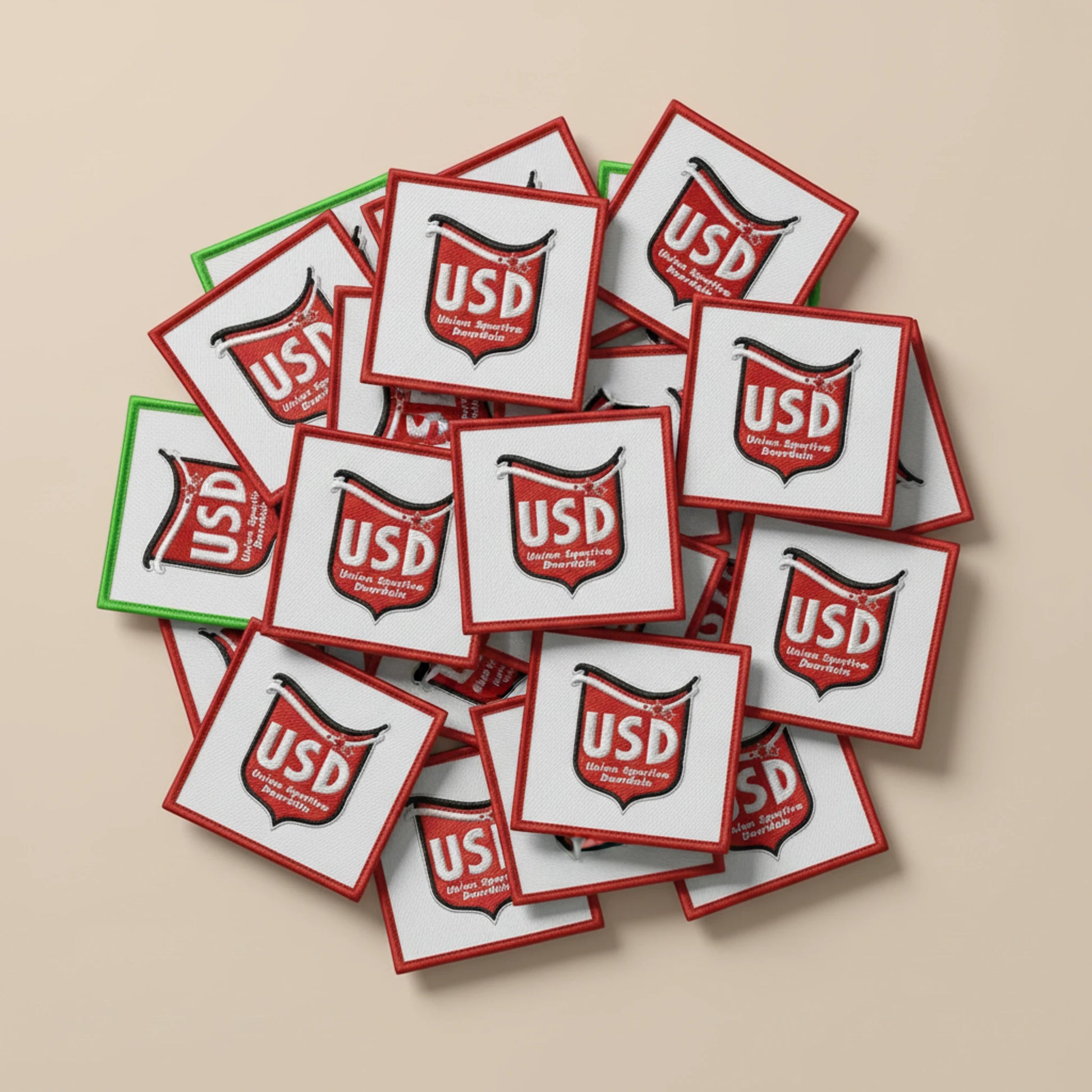 Dos velcro patch brodé PPATCH