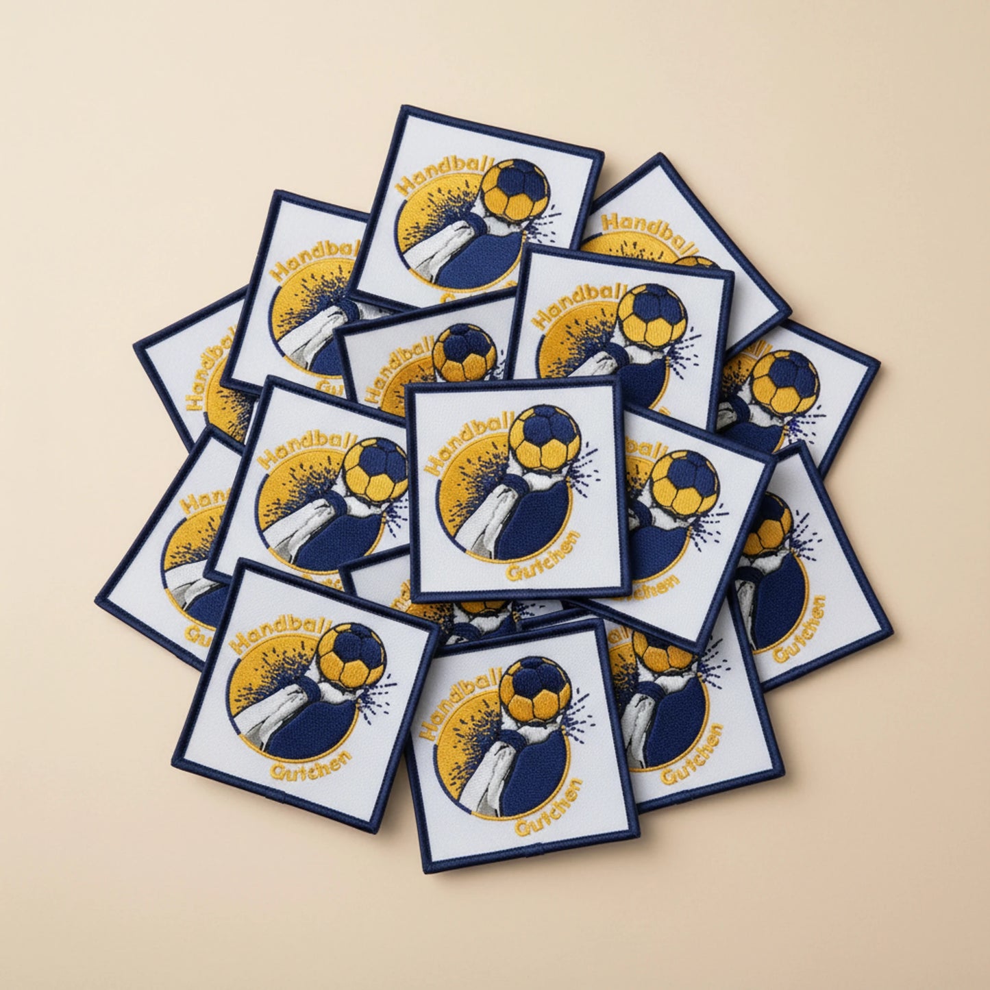 Dos velcro patch brodé PPATCH