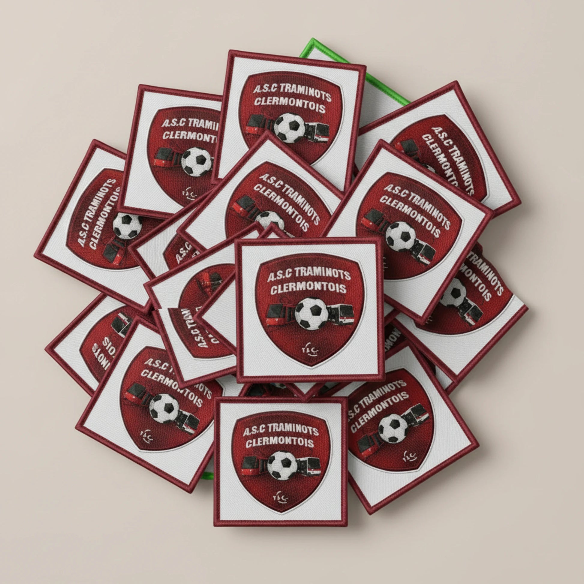 Collection patchs brodés Football
