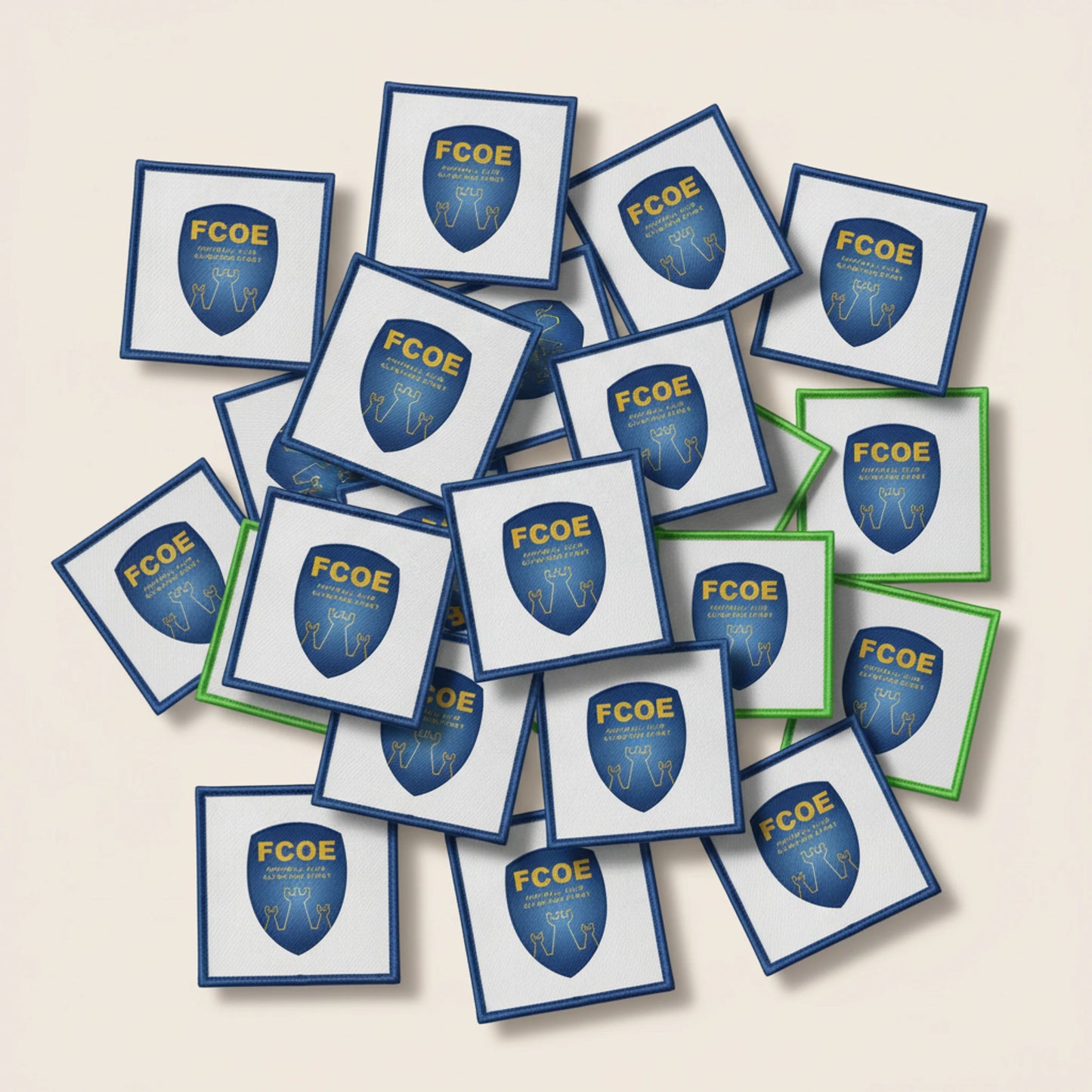 Dos velcro patch brodé PPATCH