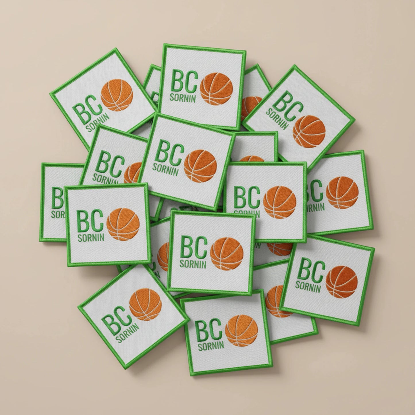 Collection patchs brodés Basketball