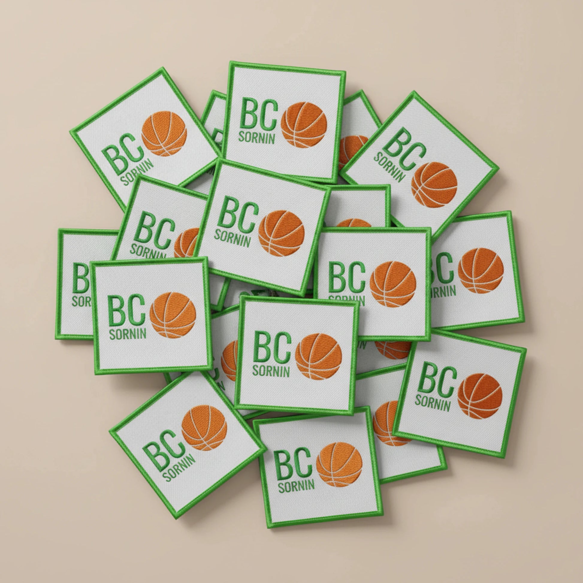 Collection patchs brodés Basketball