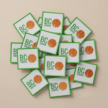 Collection patchs brodés Basketball