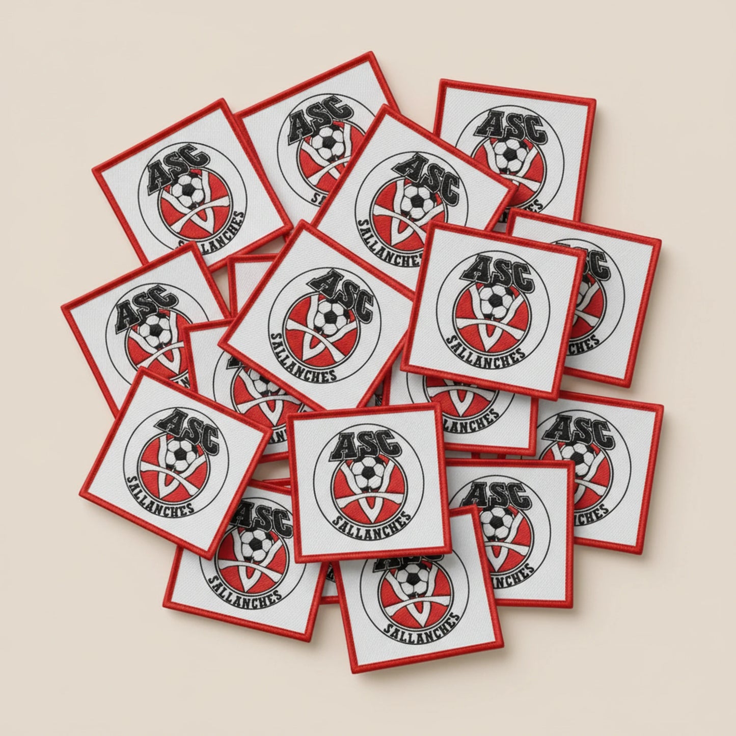 Collection patchs brodés Football