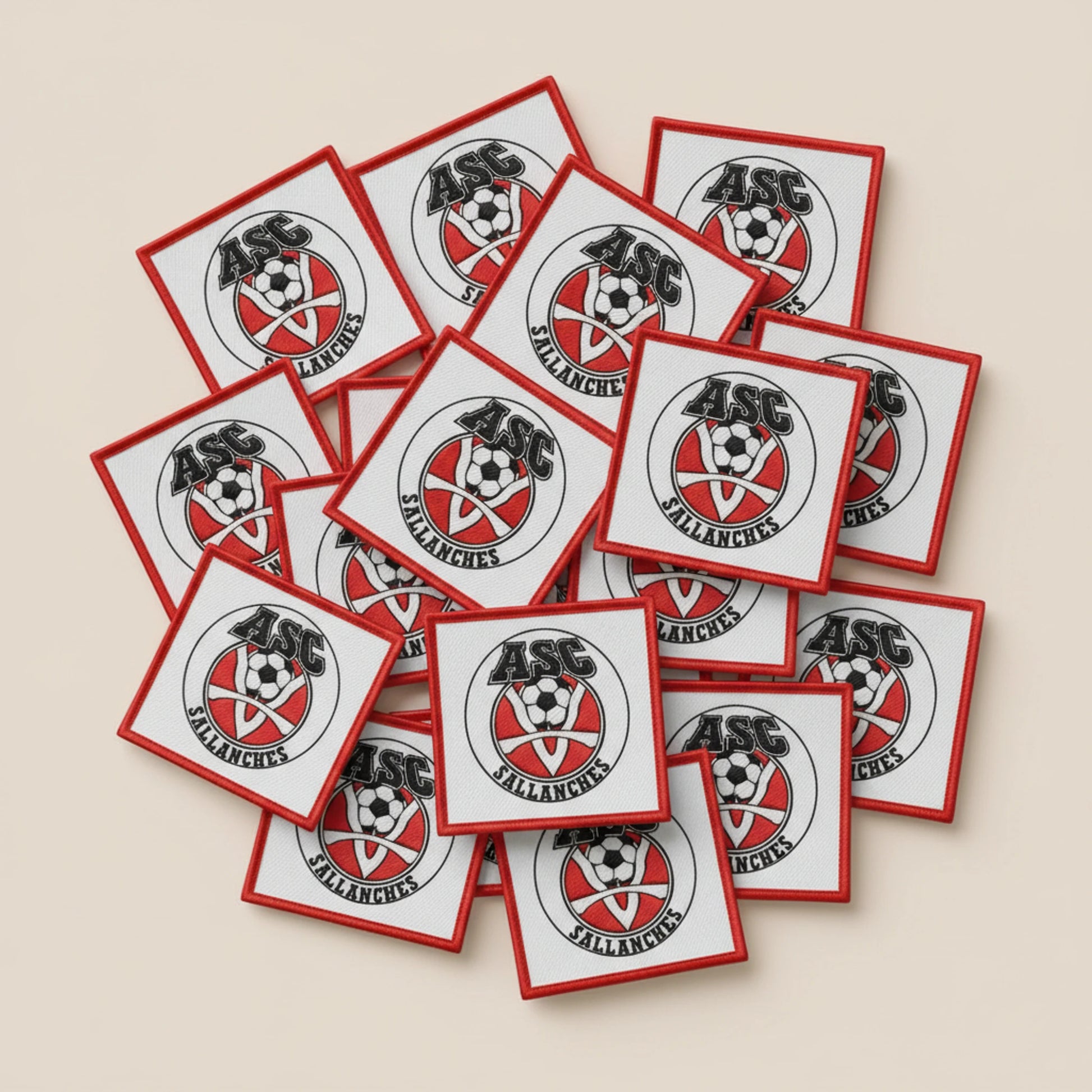 Collection patchs brodés Football