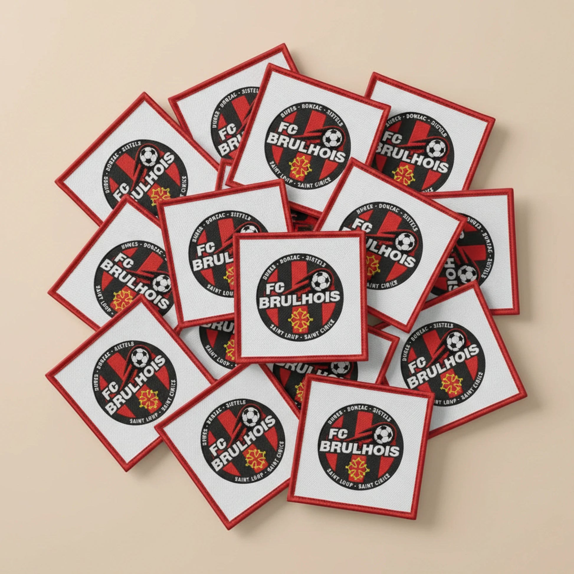 Dos velcro patch brodé PPATCH