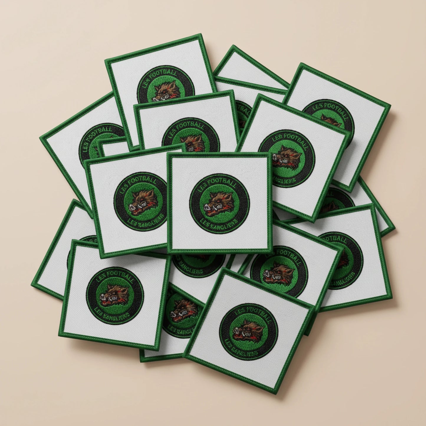 Dos velcro patch brodé PPATCH