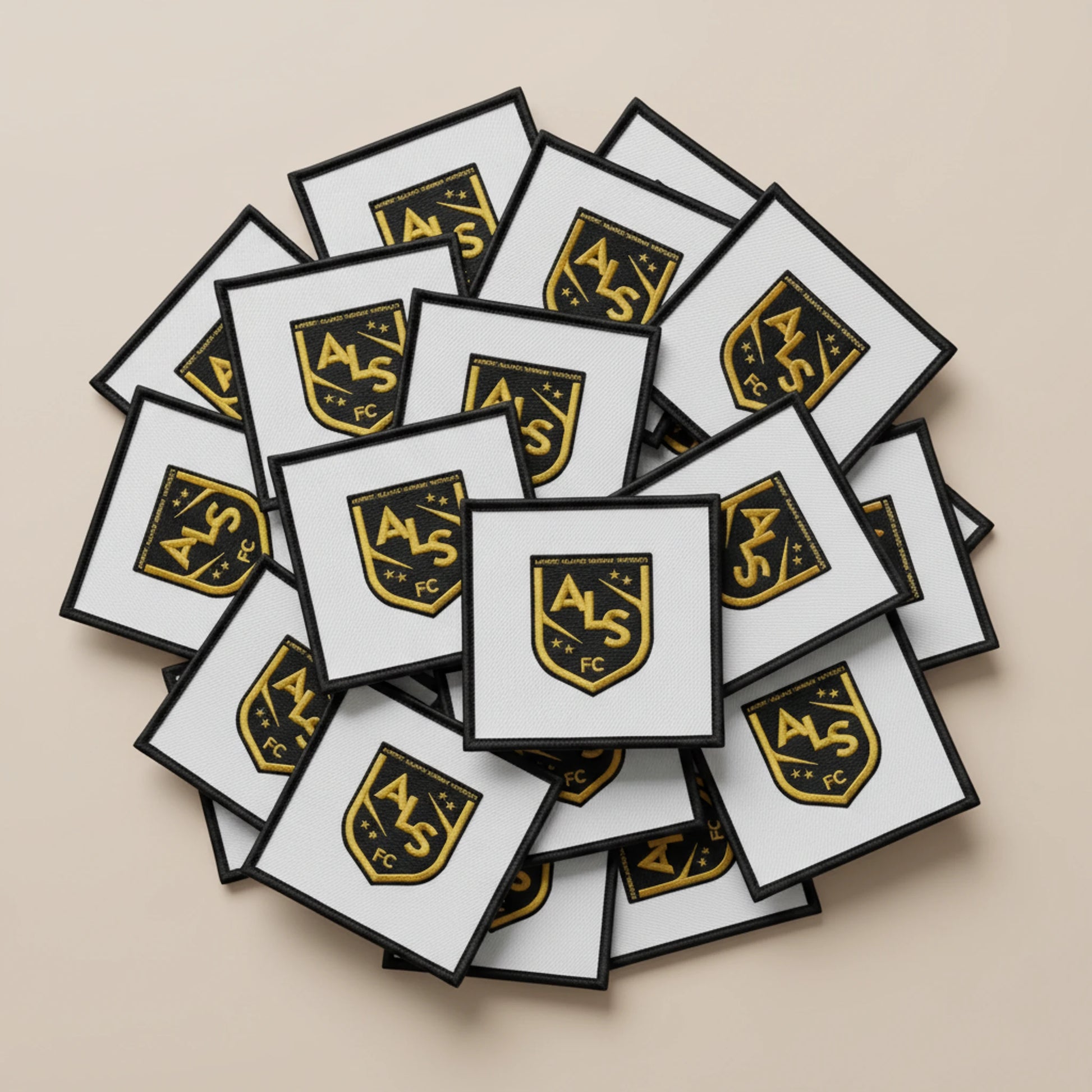 Collection patchs brodés Football