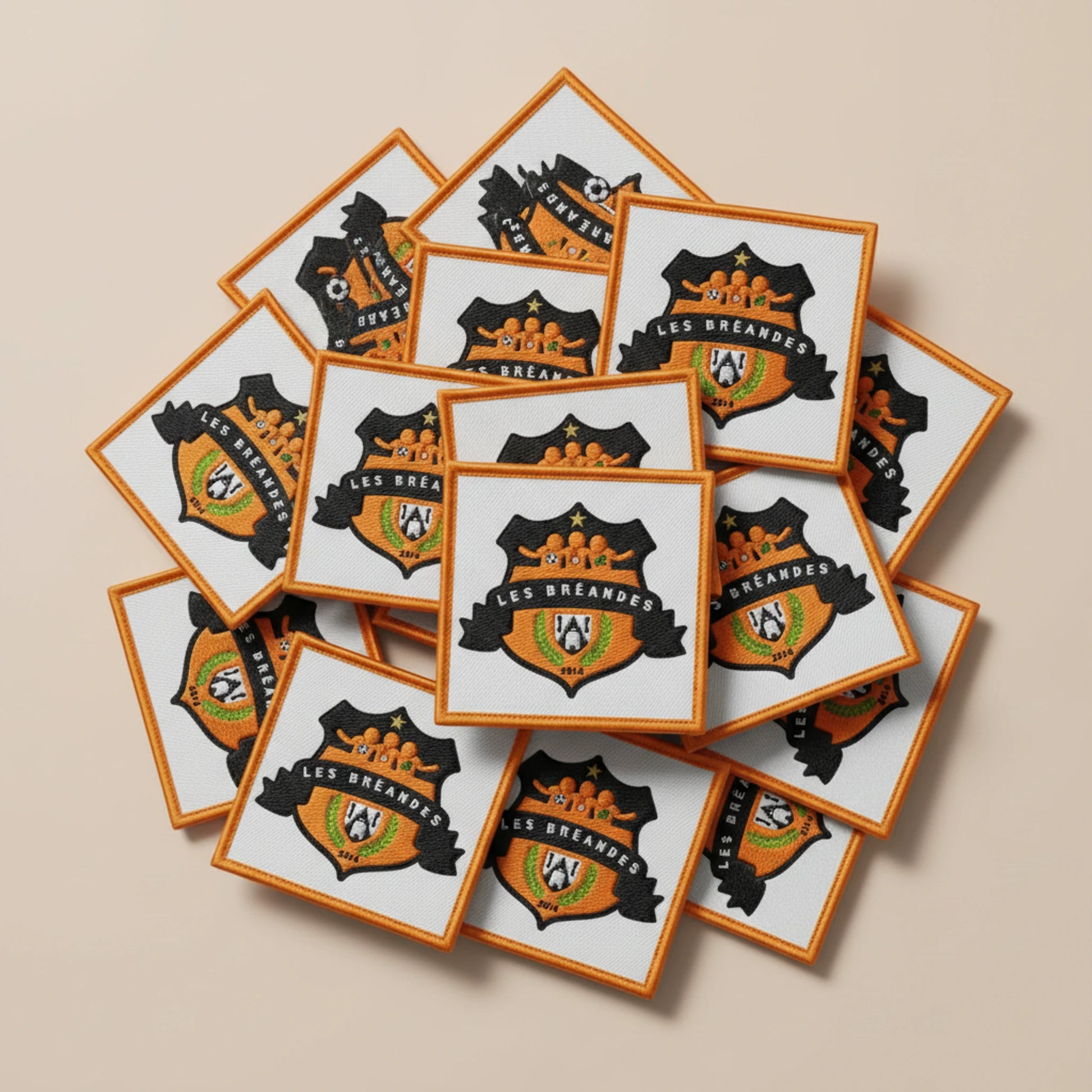 Dos velcro patch brodé PPATCH