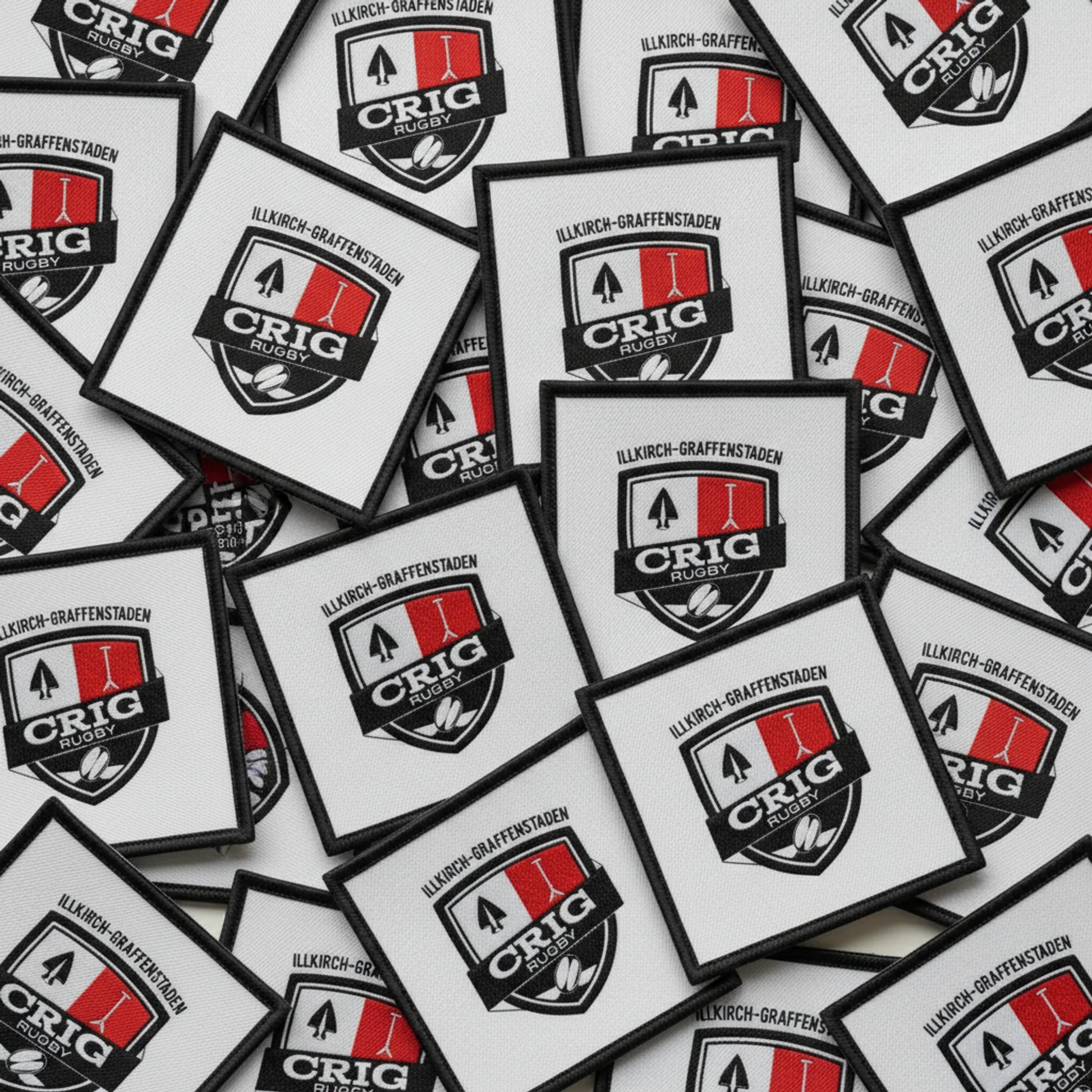 Dos velcro patch brodé PPATCH