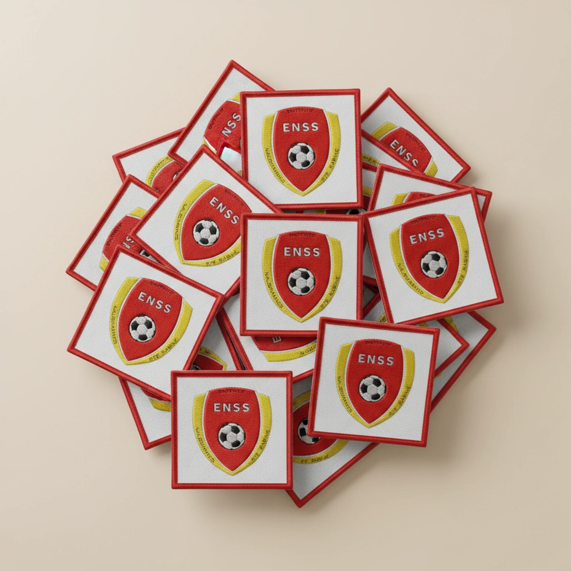 Collection patchs brodés Football