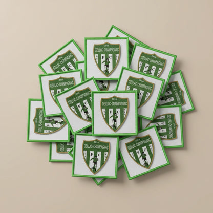 Dos velcro patch brodé PPATCH