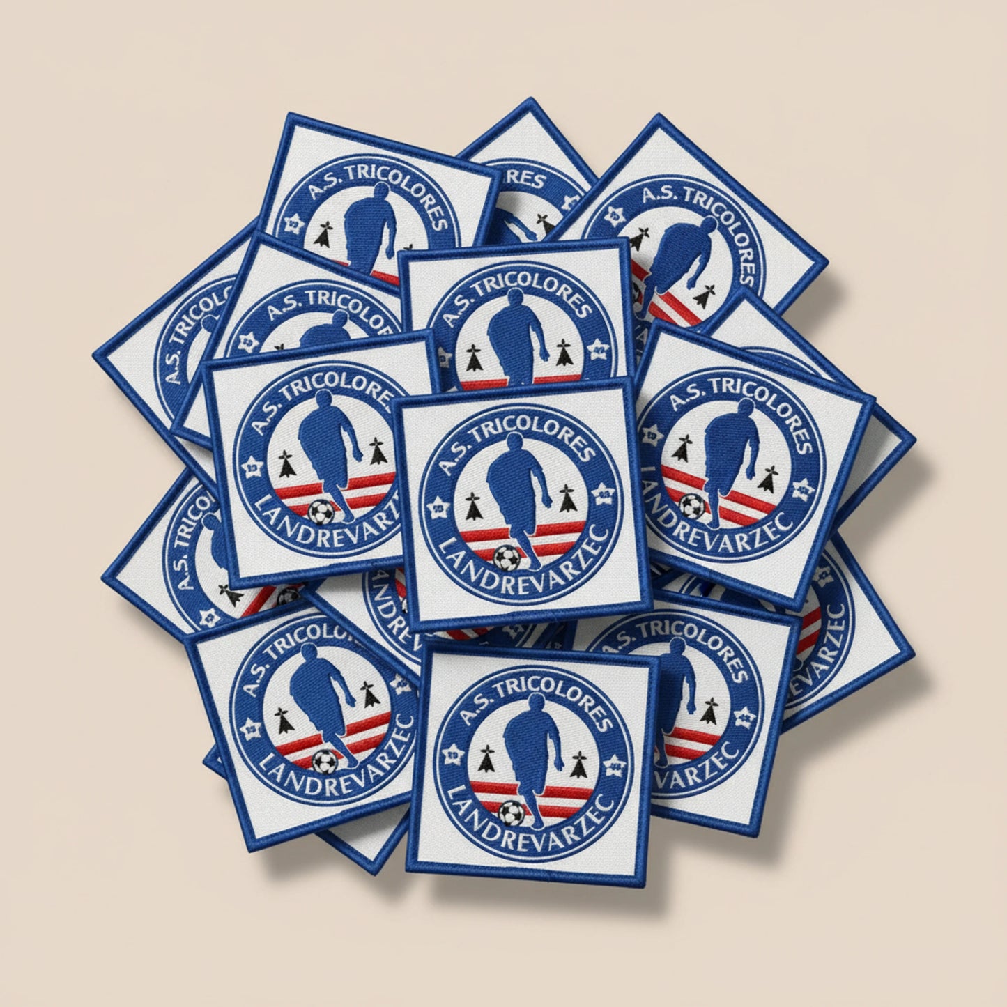 Dos velcro patch brodé PPATCH