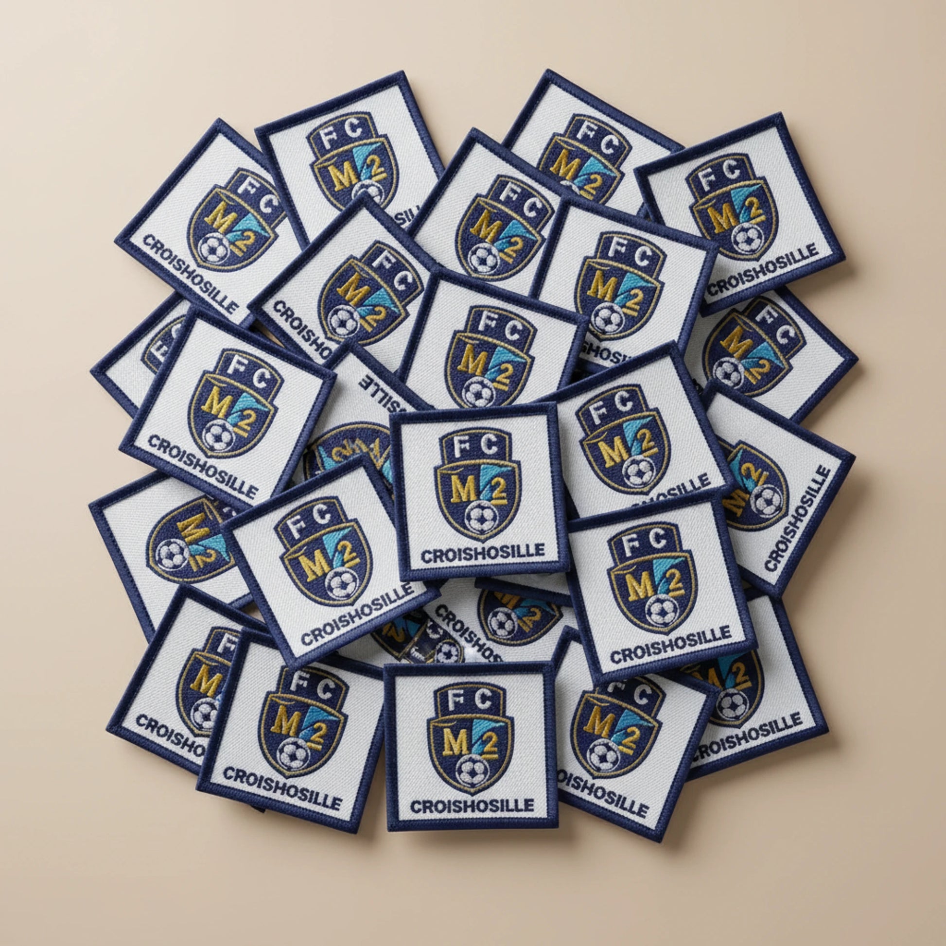 Collection patchs brodés Football