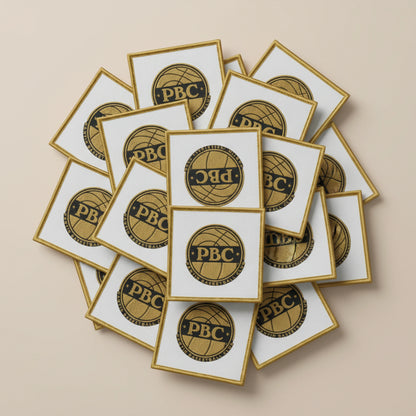 Dos velcro patch brodé PPATCH