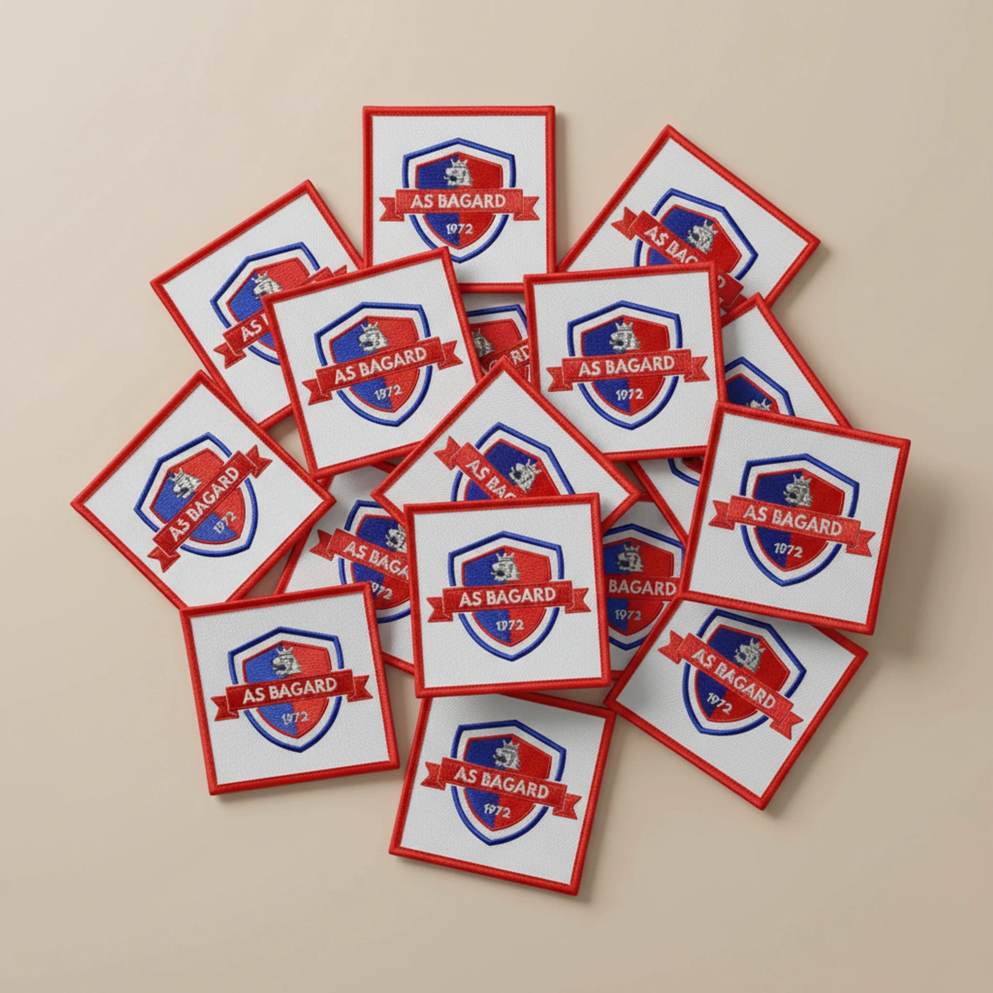 Collection patchs brodés Football