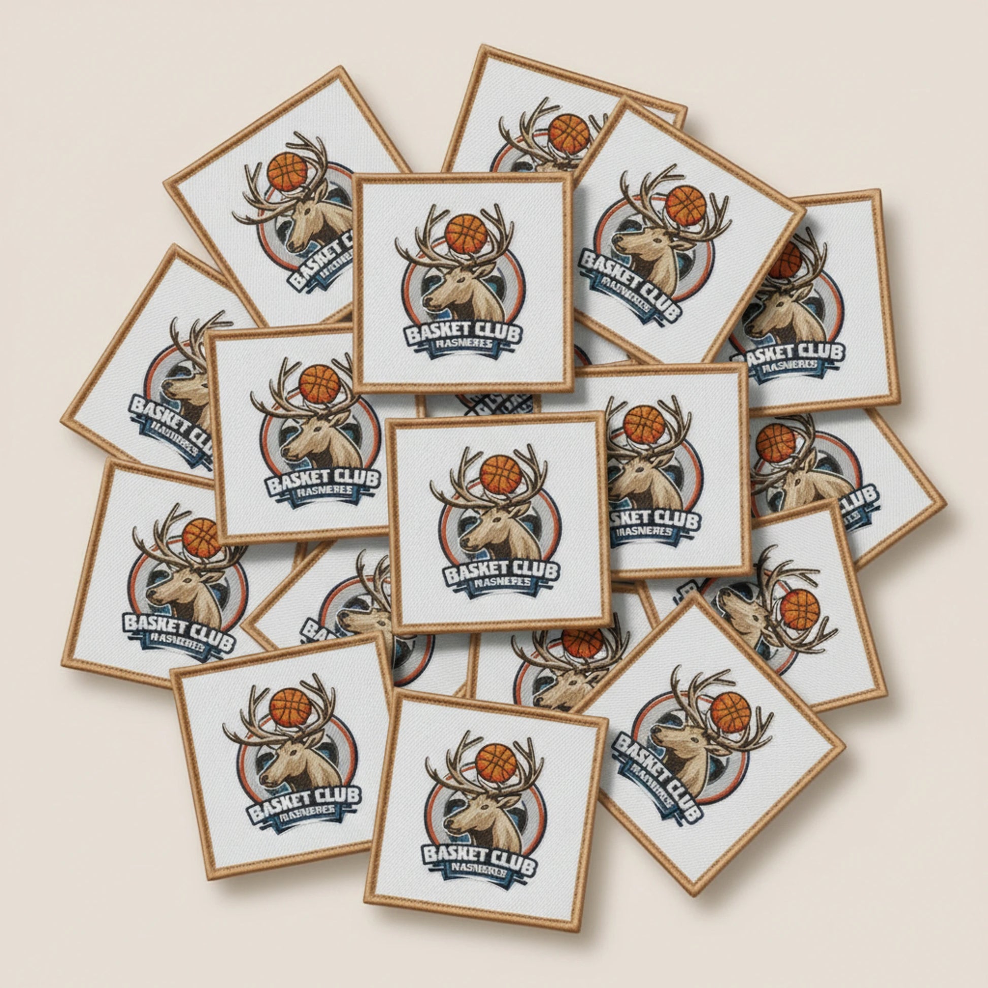 Dos velcro patch brodé PPATCH