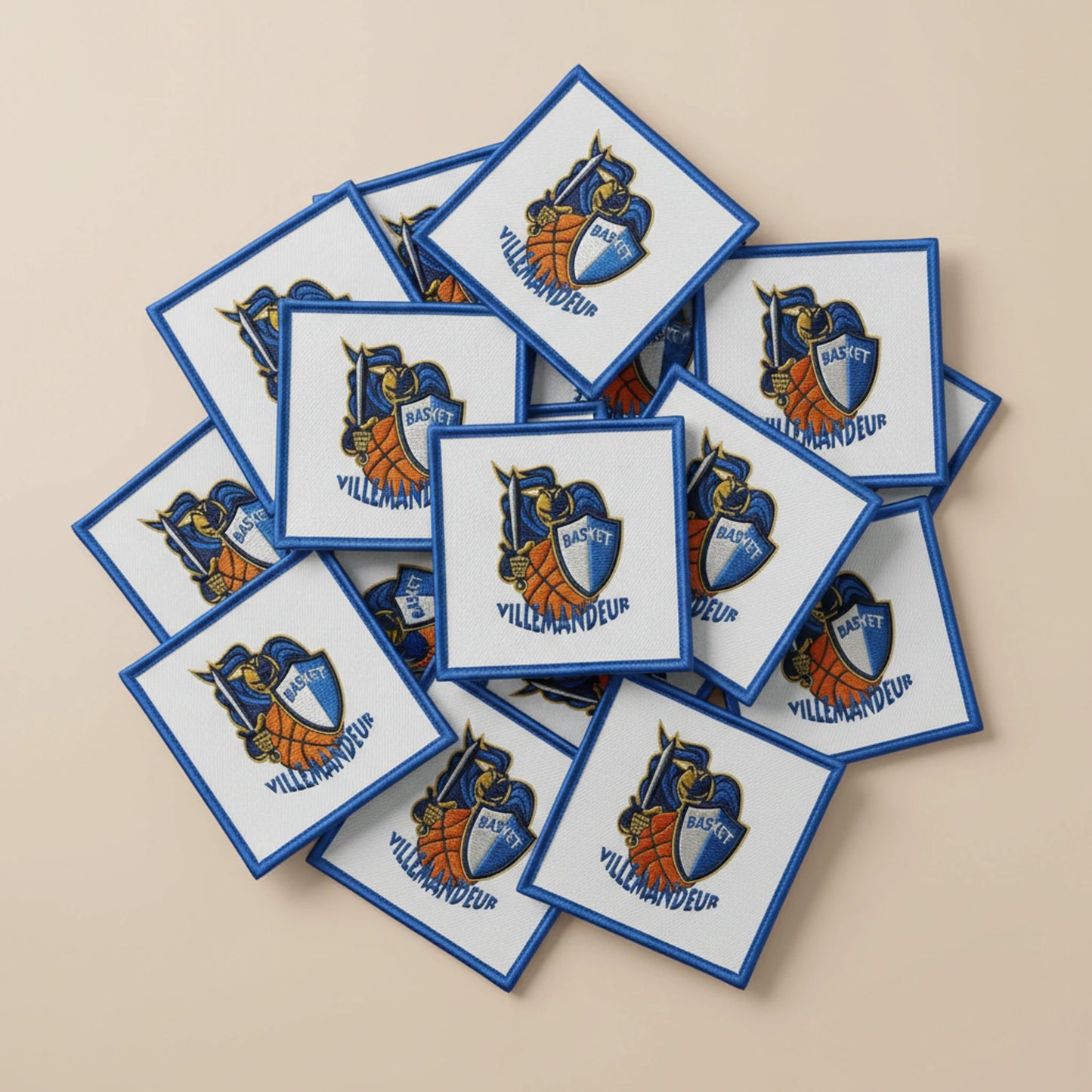 Collection patchs brodés Basketball