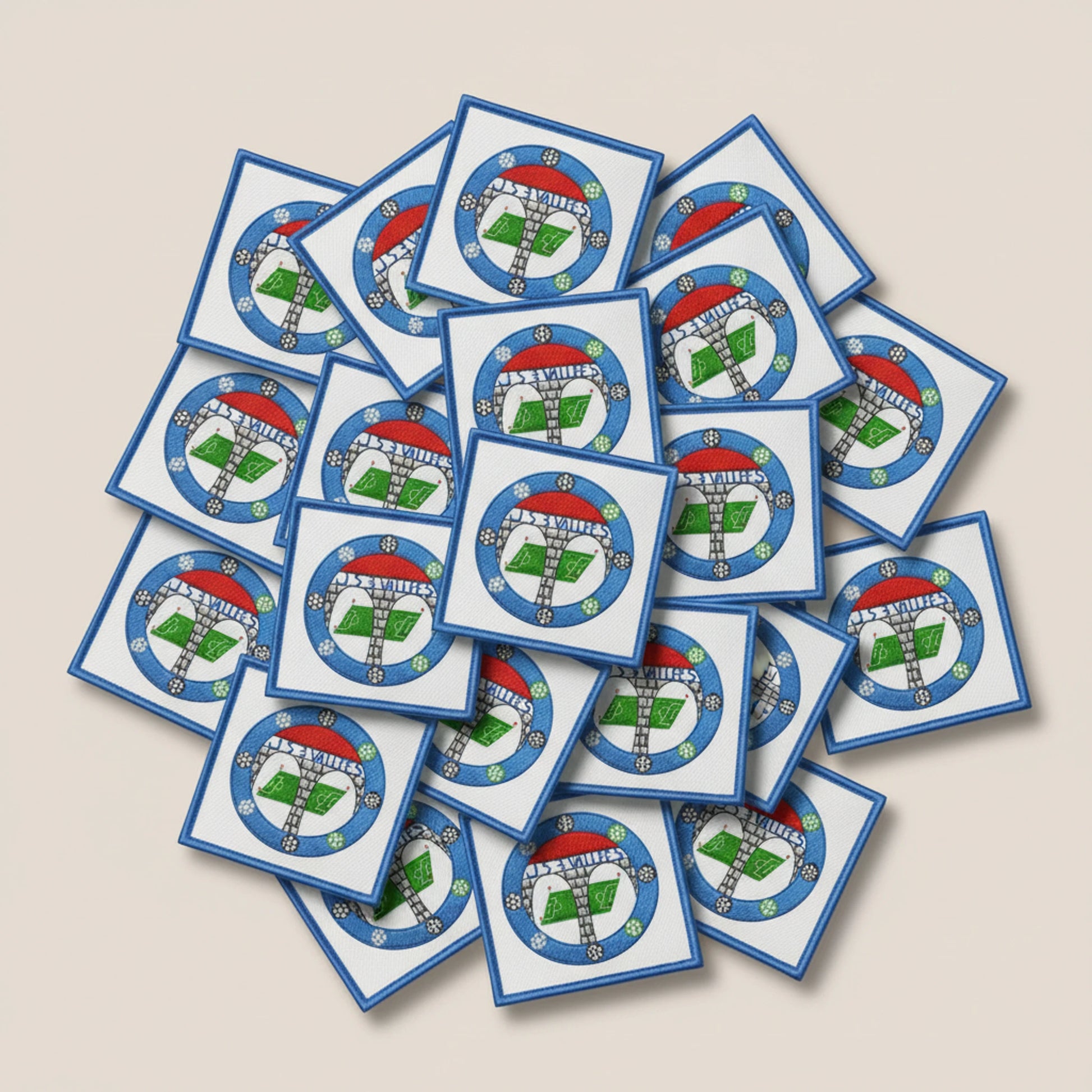 Dos velcro patch brodé PPATCH