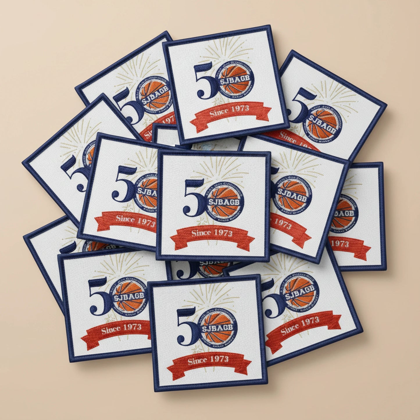 Collection patchs brodés Basketball